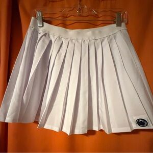 White Pleated Skirt